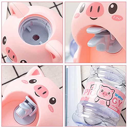 BM Kid Cold Water Dispenser Small Frog Piggy Shape Mini Drinks Dispenser with Tank,Desktop Water Dispenser Toy Desktop Dri...