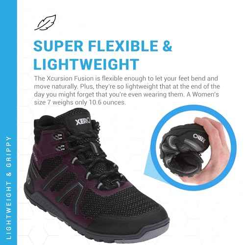 Xero Shoes Women's Xcursion Fusion Waterproof Barefoot Hiking Boot