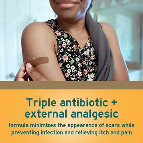 Neosporin First Aid Antibiotic Pain-Relieving, Anti-Itch, & Scar Ointment with Neomycin, Bacitracin Zinc, Pramoxine HCl & ...