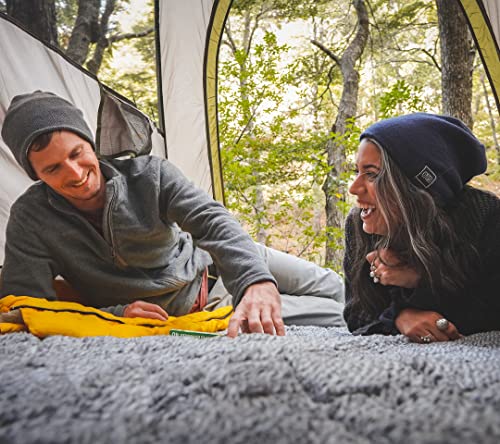 Sherpa Waterproof Outdoor Blanket. Large Sherpa Camping & Stadium Blanket for Cold Weather. Perfect for Picnic, Sports, Co...