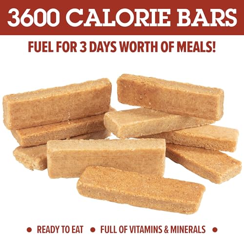 Grizzly Gear Emergency Food Rations- 3600 Calorie Bar (Vanilla Poundcake) - 3 Day, 72 Hour Ready To Eat Supply For Disaste...