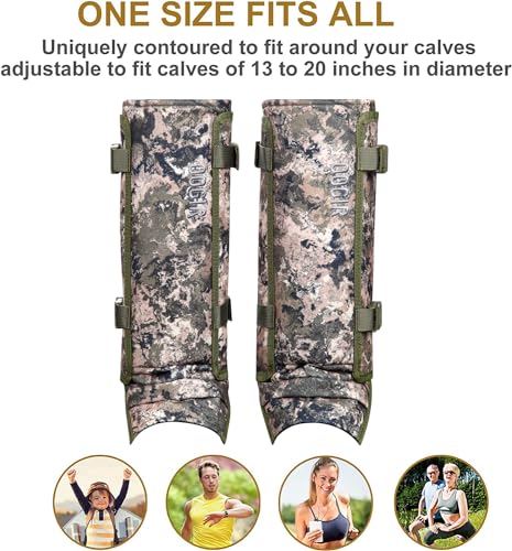 TREKMASTER Snake Gaiters Snake Chaps: Waterproof Snake Guards Snake Bite Protection for Lower Legs, Snake Proof Gaiters