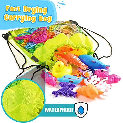 Goody King Magnetic Fishing Game Pool Toys for Kids - Bath Outdoor Indoor Carnival Party Water Table Toys Fish for Kids Ag...