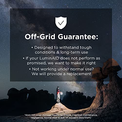 LuminAID Solar Camping Lantern - Inflatable LED Lamp Perfect for Camping, Hiking, Travel and More - Emergency Light for Po...