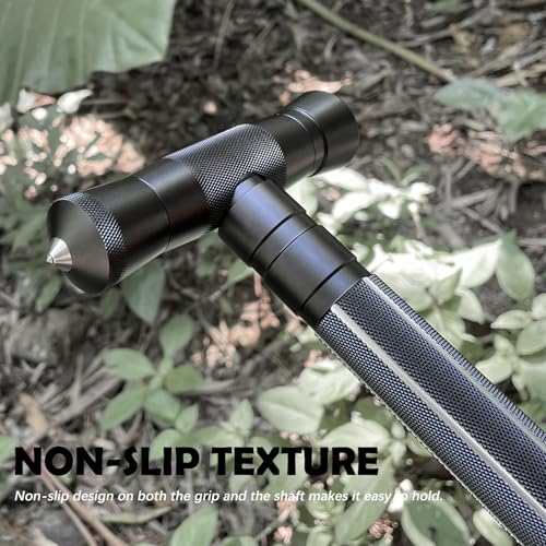 Autuveen Hiking Tactical Stick Walking Staff,Portable Walking Sticks Trekking Poles Outdoor Multitool Camping Gear for Men...