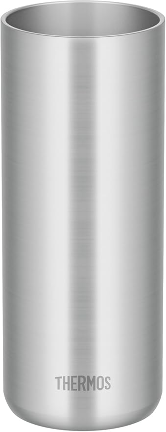 Thermos JDW-600 S Vacuum Insulated Tumbler, 20.1 fl oz (600 ml), Stainless Steel, Lightweight Model