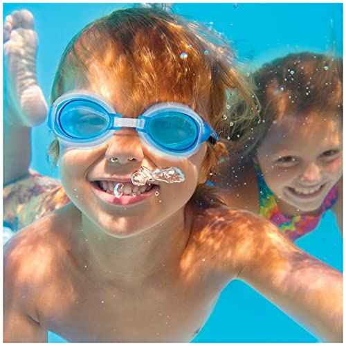 SwimWays Value pack, Fish Face Guppy Goggles ,Soft Swimmies, and Sea Monster Kick Trainer, Learn to Swim Kickboard