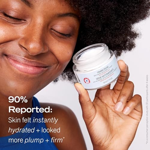 First Aid Beauty Firming Collagen Cream with Collagen, Peptides and Niacinamide – Day + Night Anti-Aging Face Moisturizer...