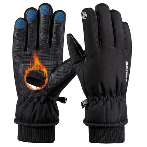 PROUDDEMON PD Winter Insulated Thermal Snow Ski Gloves Waterproof for Women Men, Windproof Gloves for Extreme Cold Weather...