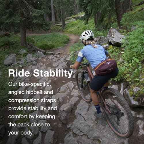 Osprey Savu 5L Biking Waist Pack for Men and Women, Aprium Purple
