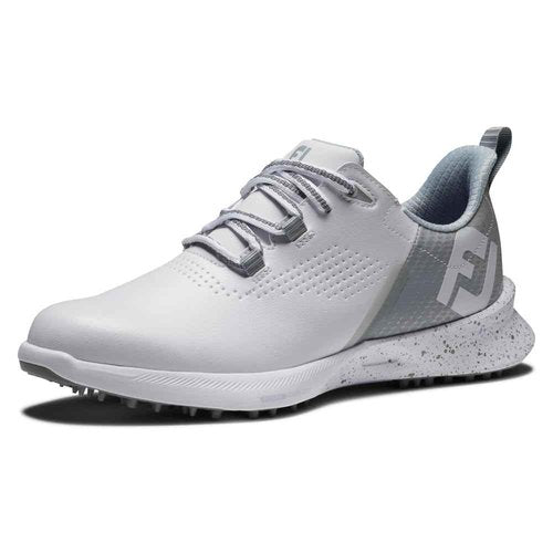 FootJoy Women's FJ Fuel Previous Season Style Golf Shoe, White/Grey/Lilac, 7