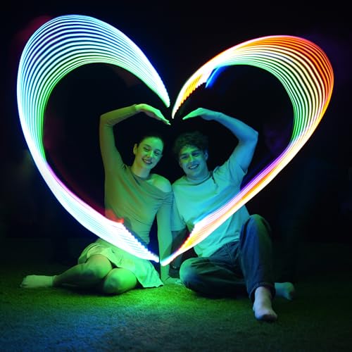 TOSY Flying Ring - 36 RGB Multicolor or 12 Monocolor LEDs, Super Bright, Lost Mode, Auto Light Up, Christmas Stocking Stuf...