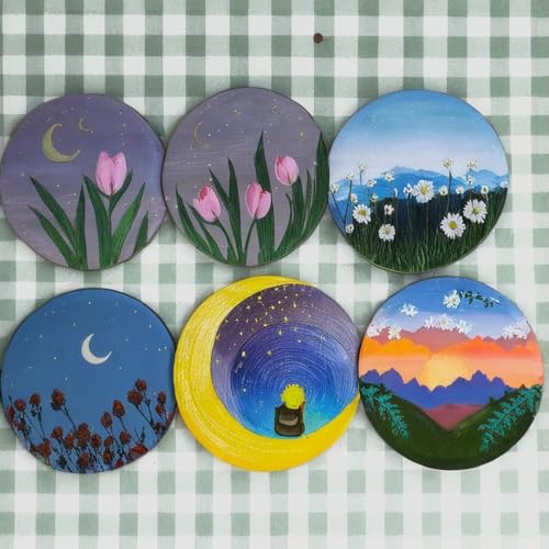 10 Pcs Natural Paulownia Wood Slices 7-8 Inches,Wood Slices for Centerpieces Table Decorations,Unfinished Rounds Wood for ...