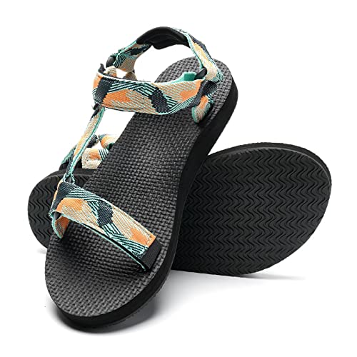 WateLves Womens-Sport-Sandals Hiking Sandals with-Arch-Support Webbing-Outdoor-Beach-Water-Sandals for Travel-Walking-Trek...