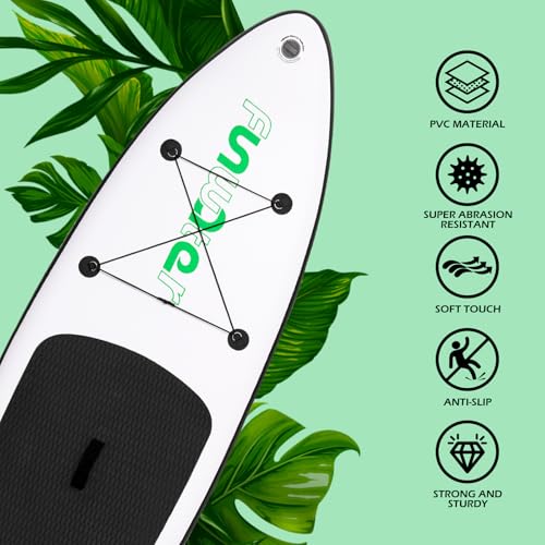 FunWater Inflatable Ultra-Light Stand Up Paddle Board for All Skill Levels with Premium SUP Paddleboard Accessories,Non-Sl...