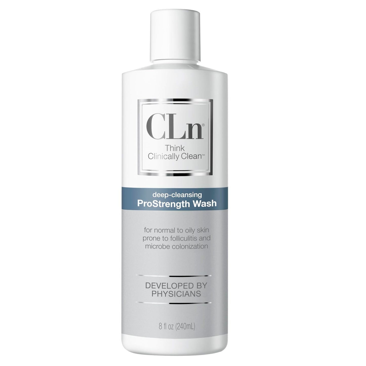 CLn ProStrength Wash - PH-Balanced and Formulated for Daily Use with Salicylic Acid to Cleanse and Exfoliate Normal to Oily Skin