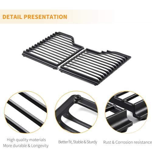 Allstare W10594440 Burner Grates Replacement Parts for Whirlpool Gas Stove Parts Top Grate Kit W11214957 WCG55US0HS00 Kitc...