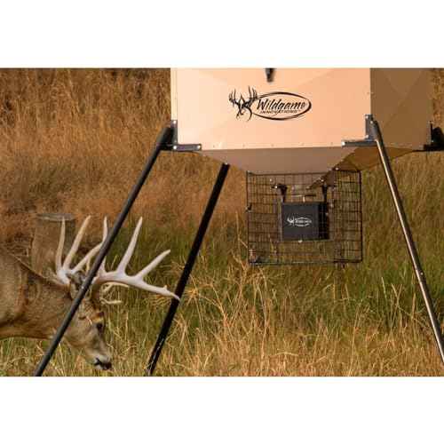 WILDGAME INNOVATIONS Varmint Cage Weather-Resistant Durable Steel Varmint Guard for Hunting Game Feeder & Power Control Unit