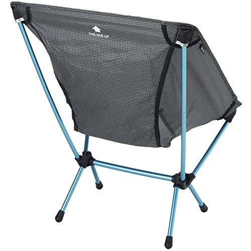 Helinox 1822177 Camping Chair, Zero Chair, Lightweight, Polyester, Black