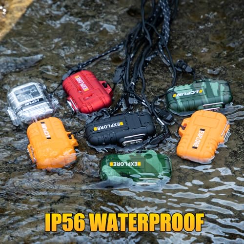 LcFun Electric Lighter Windproof Dual Arc USB Rechargeable Flameless Plasma Lighters Waterproof Matches for Camping Hiking...