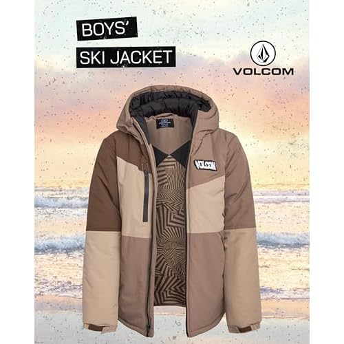 Volcom Boys Winter Jacket - Snow and Wind Resistant Insulated Ski Parka Coat Ski Jacket - Warm Lightweight Jackets for Boys