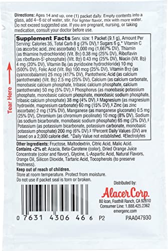 Alacer Super Orange Emergen C Packet, 0.32 OZ