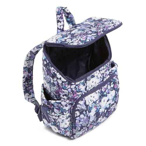 Vera Bradley Featherweight Backpack, Artist's Garden Purple, One Size