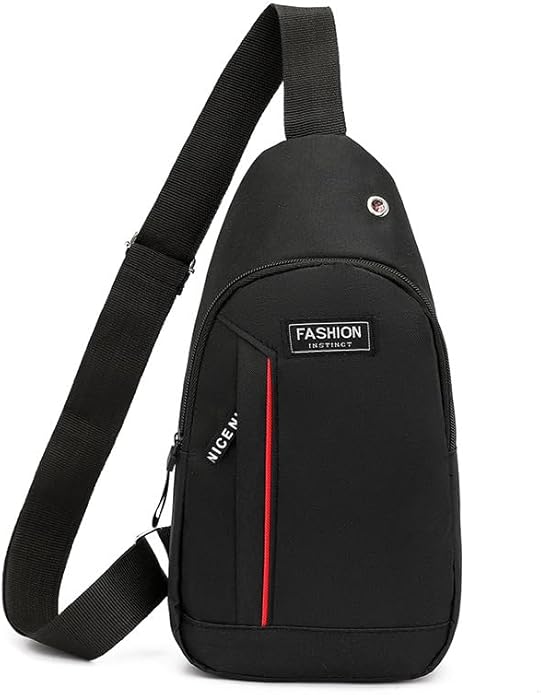Shoulder Backpack Crossbody Bag Small Sling for Women Men Chest Daypack Crossbody Adjustable Strap for Travel Sport Hiking
