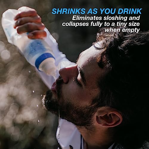 Ultimate Direction Body Bottle (450mL or 500mL) Collapsible Soft Flask Water Bottle for Hydration Vests, Running Packs or ...
