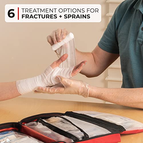 First Aid Kit – 291 Pieces of First Aid Supplies | Hospital Grade Medical Supplies for Emergency and Survival Situations |...