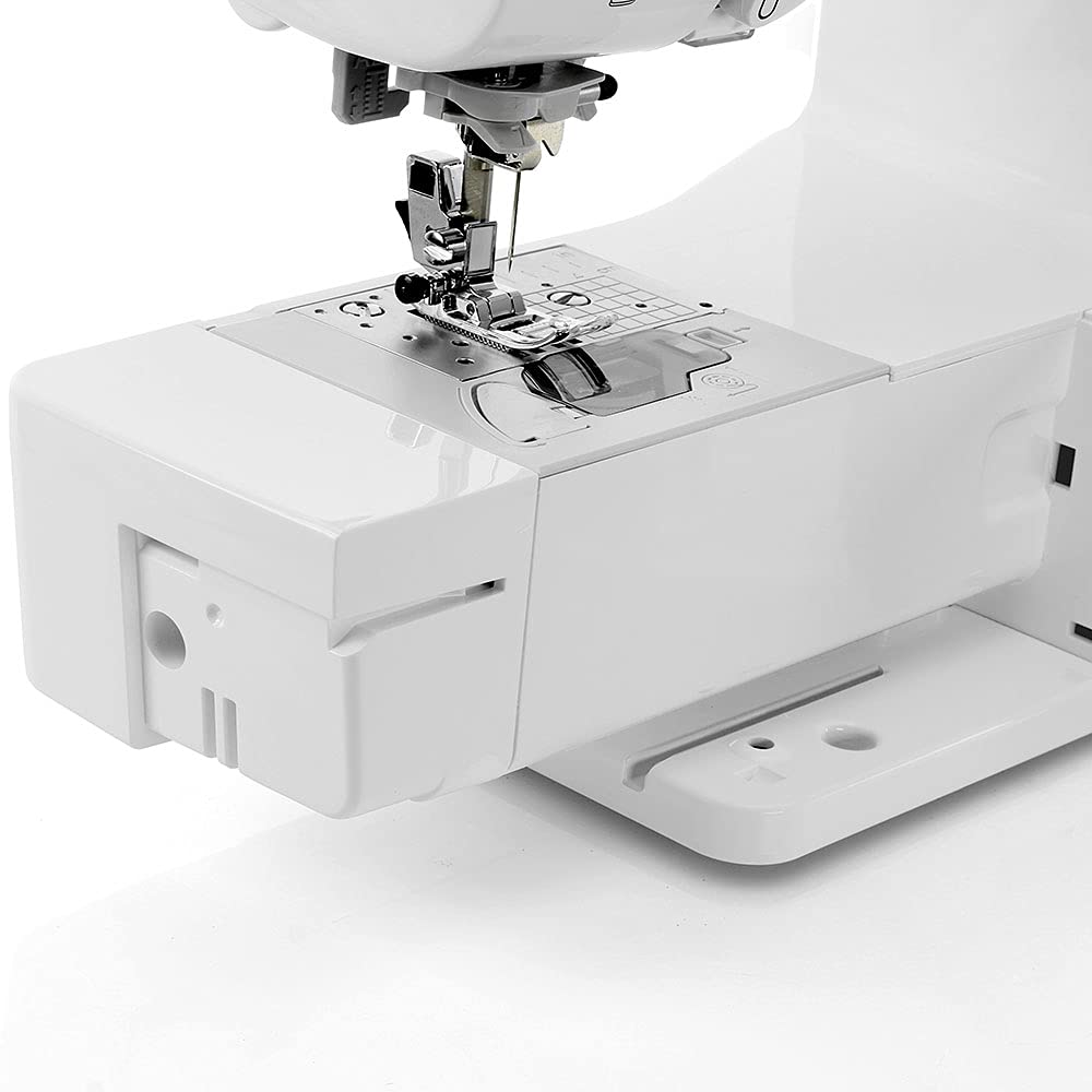 Brother Innov-is NS80E Computerized Sewing Machine w/Starter Package - Includes Brother 5 Sewing Foot Embellishment Pack + Mr. Vac & Mrs. Sew - Ready, Set, Sew Video