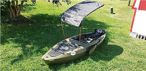 MOOCY Kayak Canopy,Waterproof Sun Shade Canopy for Single Person,Kayak Sunshade Awning Top Cover, Universal Canoe Shade wi...