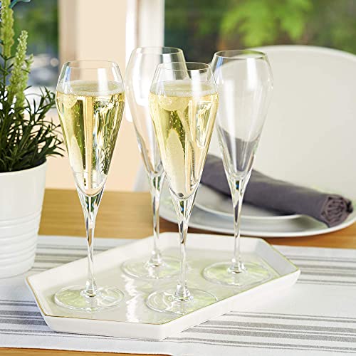 Spiegelau Willsberger Champagne Flutes, Elegant Crystal Champagne Glasses Gift Set, Perfect for Prosecco, Sparkling Rose, ...