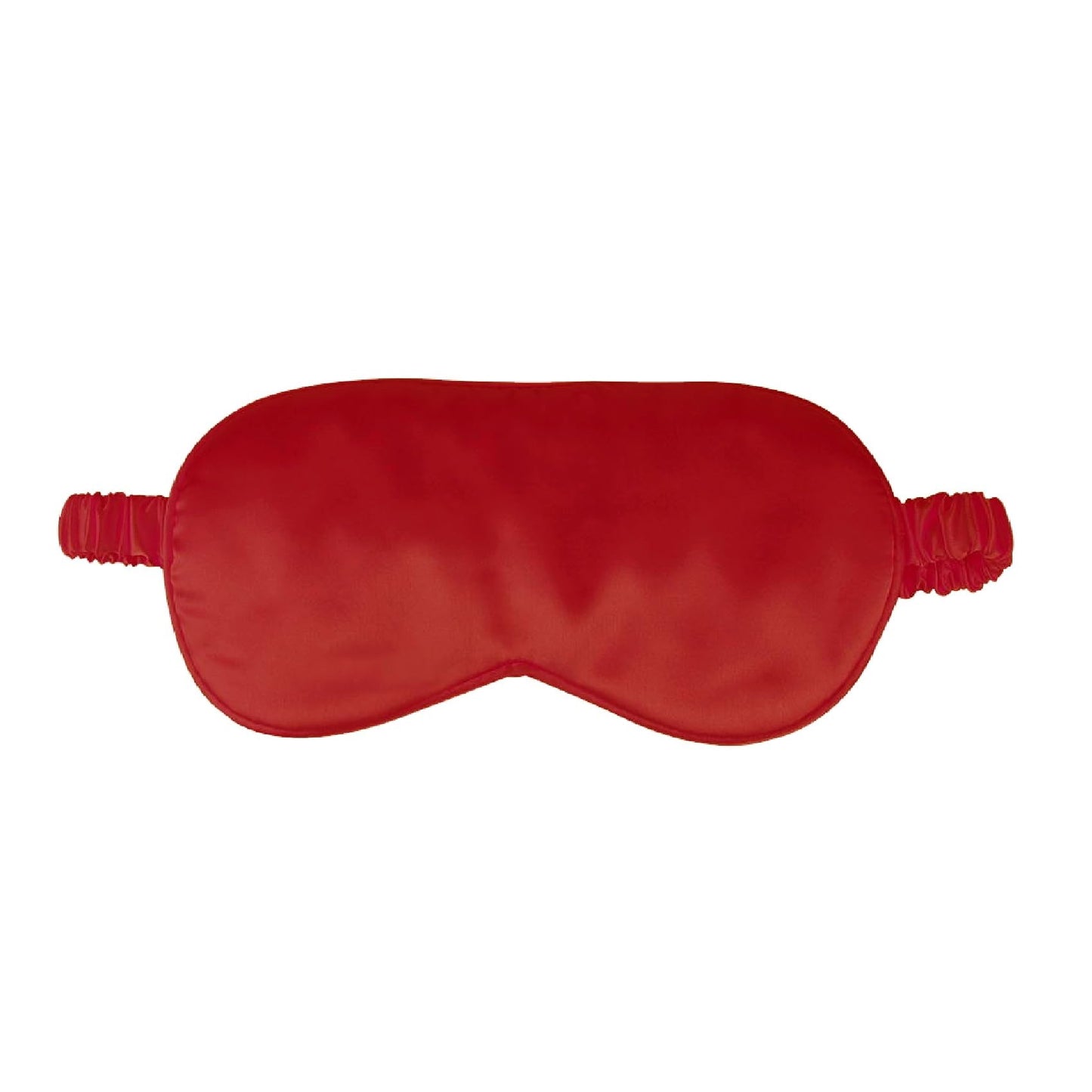 1 Pack Sleep Mask, Silk Eye Mask with Elastic Strap, Blindfold, Soft Silk Sleeping Mask for Girls, Women, Men (Red)