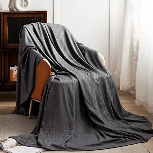 AmyHomie Cooling Blanket, 100% Rayon Derived from Bamboo, Cool Summer Blanket for Hot Sleepers, Soft Comfy Lightweight Bla...