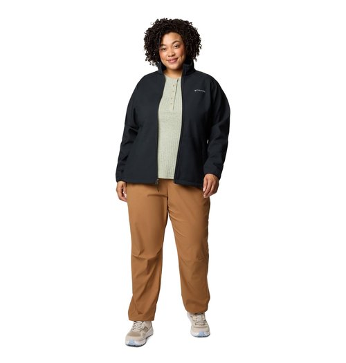 Columbia Women's Kruser Ridge III Softshell Jacket, Black, 2X Plus