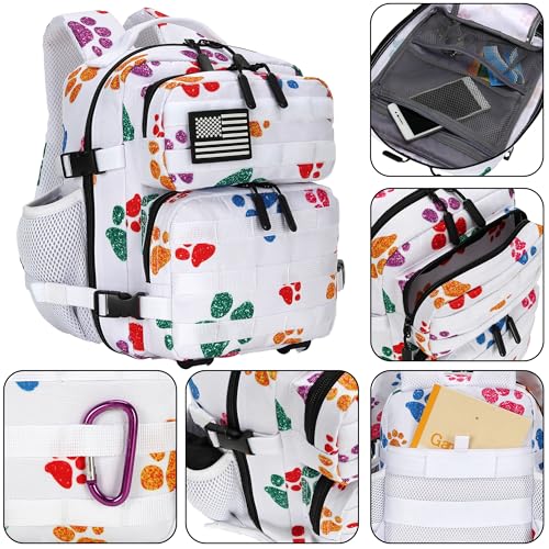 HongXingHai 9L Mini Tactical Backpack for Men and Women, Tactical Backpack Small for Hiking, Small Tactical Bag (Colorful ...