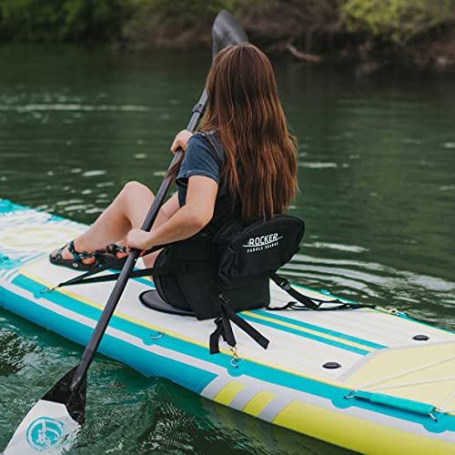 iROCKER Universal Kayak Seat for Inflatable Paddle Boards & SUP - Comfortable, Adjustable, & Portable Kayak Conversion Sea...