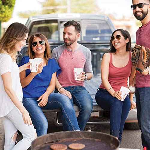 Neliblu Baseball-Themed 16 oz Plastic Cups, Pack of 30, Suitable for Birthday Party Supplies and Game Day