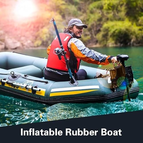 DJCDDM Inflatable Kayak Fishing Boat,Inflatable Boat Raft Inflatable Kayak, Rubber Boat Travel Kayak Water Sports