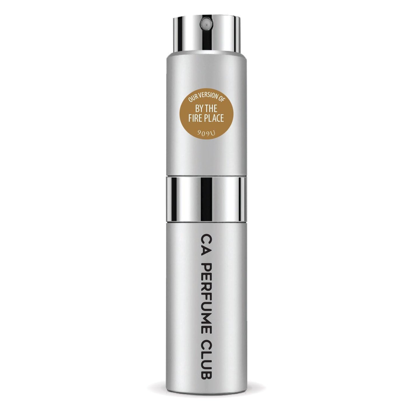 CA Perfume Impression of By The Fireplace for Women and Men Woody Scent Long Lasting Unisex Fragrance Eau De Parfum Travel Size Refillable Atomizer Spray 0.27 Fl Oz 8ml