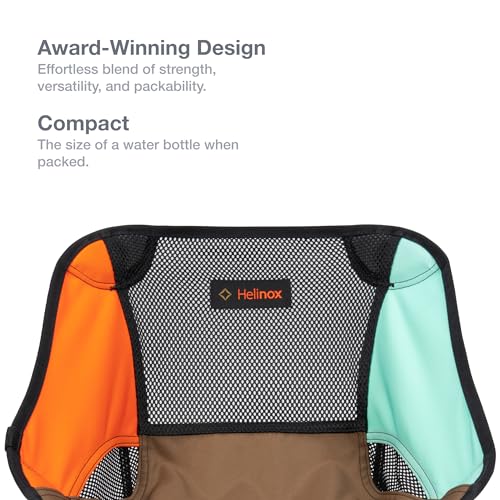 Helinox Chair One Mini Ultra-Light, Compact Camping Chair, Rainbow Bandana