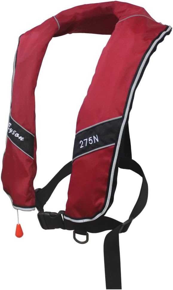 Premium Quality Manual Inflatable Life Jacket Classic Design Life Vest Inflate Survival Aid PFD 275N Buoyancy XXXL Size fo...