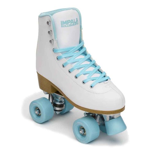 Impala Rollerskates Girl's Impala Quad Skate (Big Kid/Adult) White Ice 10 (US Men's 8, Women's 10) M