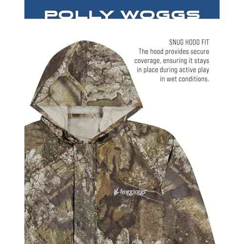 FROGG TOGGS Youth Polly Woggs Waterproof Breathable Rain Suit