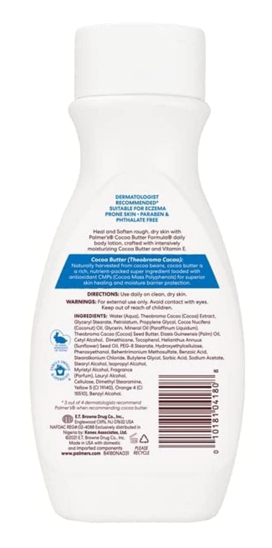 Palmers Cocoa Butter Lotion 8.5 Ounce With Vitamin-E (251ml) (2 Pack)