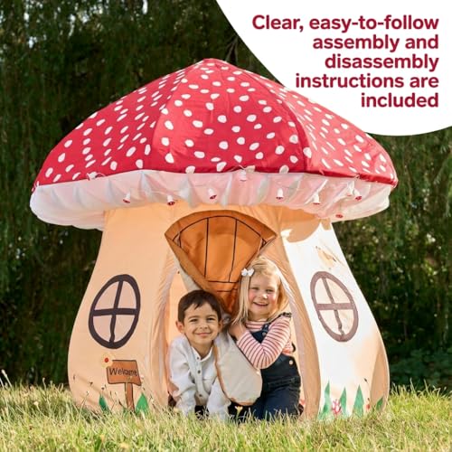 Enchanted Mushroom Play Tent - A World of Adventure for Kids 3+ - The Ultimate Toddler Tent for Creative Indoor Fun