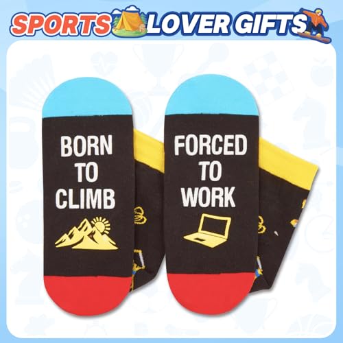 Zmart Funny Socks for Men Women - Outdoorsman Gifts for Surfer Camper Golfing Fishing Lovers