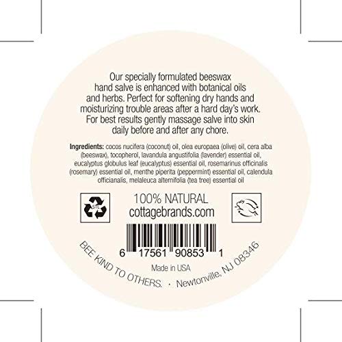 Humble Bumble Beeswax Hand Salve- 3 ounce tin