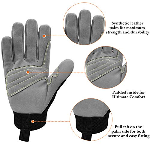 Intra-FIT Climbing Gloves, Lightweight, Breathable, Perfect for Rock, Tree, Wall, Mountain, Climbing